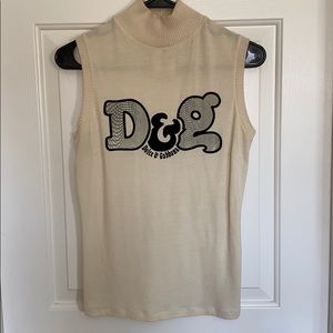 Dolce&Gabbana Top with lace back detail